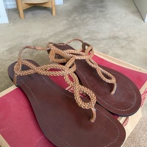 Brown summer sandals